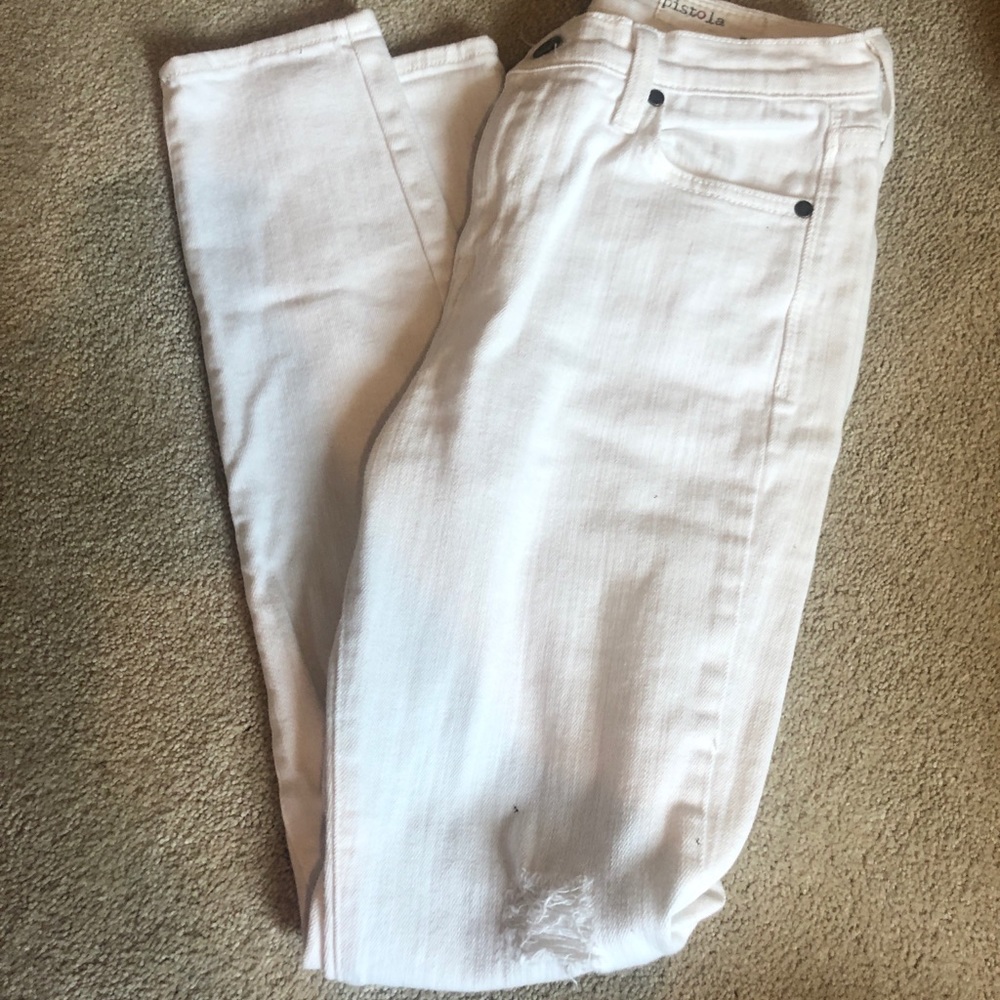 Pistola Size 27 white jeans